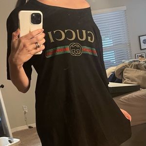 XL Gucci Logo Oversized Men’s T Shirt